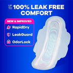 Always Ultra Thin sanitary napkins with wings for heavy flow protection.