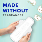 Close up of Always unscented feminine pads packaging highlighting size 2 heavy flow.