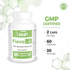 Supersmart FlavoLife packaging layout detailing the thirty day supply instructions