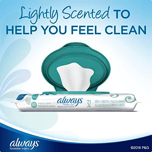 Authentic USA imported Always intimate cleansing wipes for women