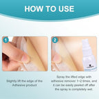Luanerl medical glue remover for skin in 30ml portable bottle