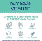Detailed label of PRN Numaqula macular support supplement
