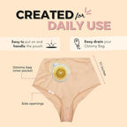 SIIL ostomy panty beige classic style for post-surgery recovery