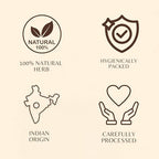 Ayurvedashree chemical free non GMO Suhaga package back label detailing ingredient purity.