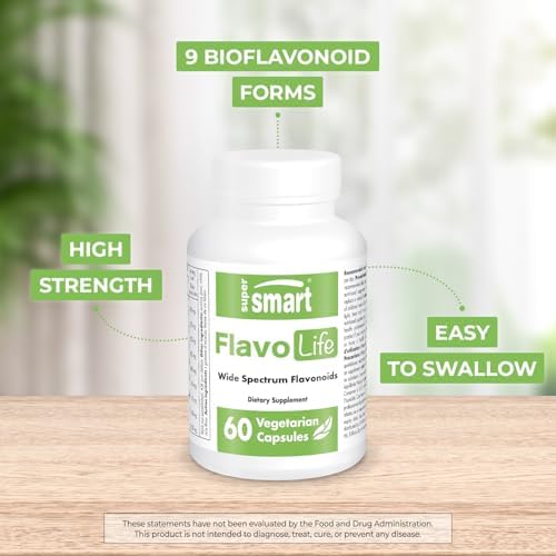 Side view of Supersmart FlavoLife showing vegetarian and non-GMO labels