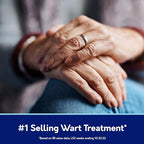 At-home wart freezing treatment pen with precision applicator