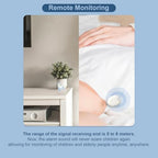 Compact wireless bedwetting sensor for boys and girls nighttime training
