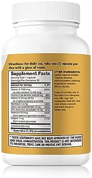 Authentic USA imported antioxidant tanning pills packaging detail