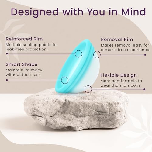 Comparison of reusable period disc versus traditional disposable feminine hygiene products.