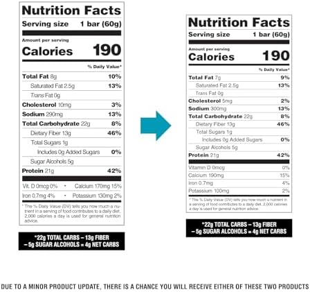 Quest Nutrition Cookies & Cream Protein Bars, 21g Protein, 4g Net Carbs, 1g Sugar, High Fiber, Gluten Free, Keto Friendly, 4 Count - Image 3
