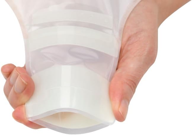 Premier drainable pouching system showing the beige ComfortWear panel and integrated filter.