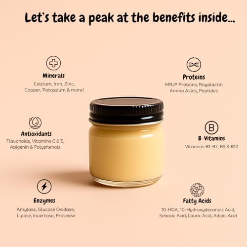 Pure bee royal jelly cream for face mask application