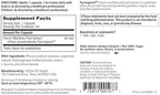 Klaire Labs Pycnogenol 50 Milligram side profile showing allergen free labels and symbols