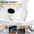 Digital receiver for bedwetting monitor showing volume and vibration mode settings
