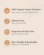 OCBON ultra thin period protection with organic Texas cotton seal