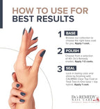 Dr.'s Remedy Enriched Nail Polish showing the vegan and cruelty free label