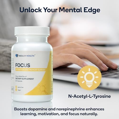 Nedley Health Focus veggie capsules premium nootropic formulation for memory