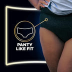 Detailed view of the soft breathable material of Always ZZZ underwear