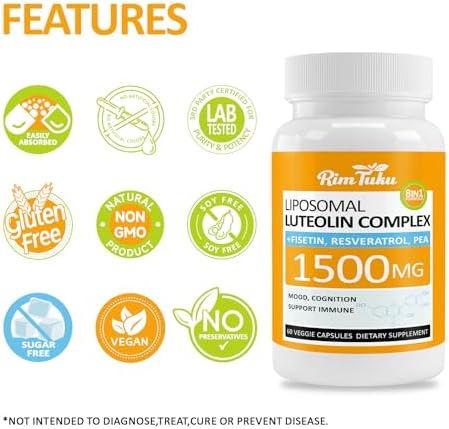 RimTuku non-GMO gluten-free cognitive vegetarian capsules ingredient highlights.
