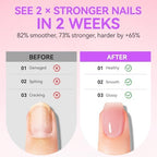 Detailed view of the Gelike Ec vegan nail treatment brush