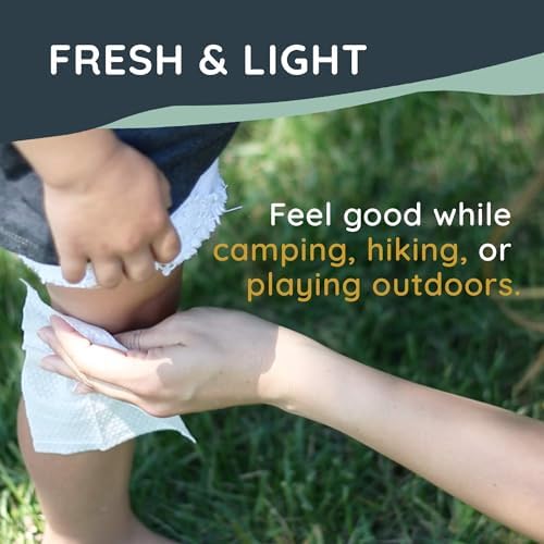 Venture Wipes citronella and peppermint infused insect repellent wipes details