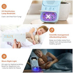 USB rechargeable wireless bedwetting alarm kit with charging cable and sensor.