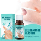Lucency transparent liquid skin dressing application brush close up