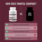 Approved Science Tinnitol six month supply dietary supplement bottles for ear buzzing protection.