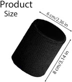 Giyawa athletic wrist sweatbands showing cotton texture