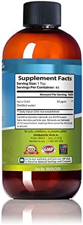 NutriNoche liquid gold mineral supplement pure crystalline ingredients