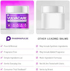 Estrogen free vulva cream with sea buckthorn oil for sensitive skin.