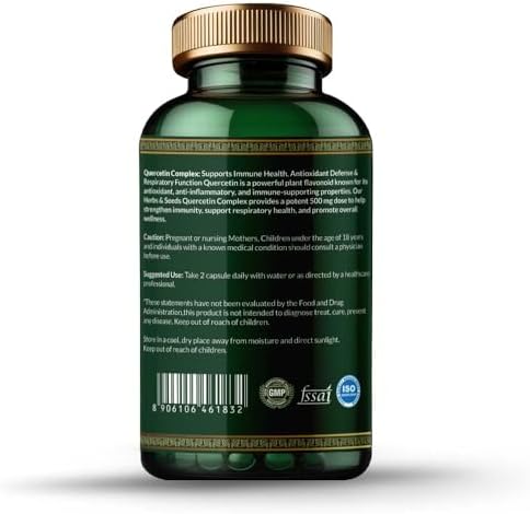 Premium plant based antioxidant supplement bottle showing key benefits
