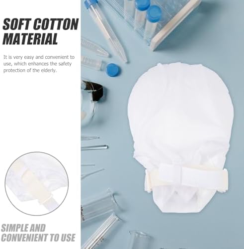 Soft padded hand control mittens for hospital and home care use