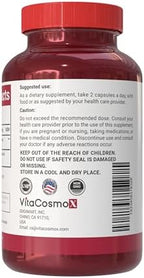 VitaCosmoX antioxidant and prostate health support capsule side profile display