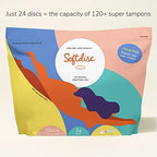 Side view of Softdisc menstrual disc showing the deep collection reservoir.