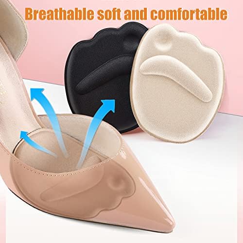 Close up of the breathable suede material on shoe cushion pads