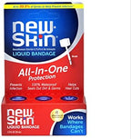 New-Skin Liquid Bandage 3 pack bottle showing the built-in brush applicator for minor cuts