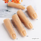 Educational nail art kit with Fcozpjk silicone fingers