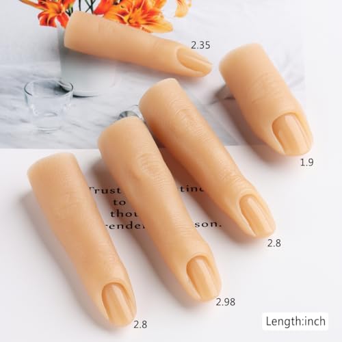 Educational nail art kit with Fcozpjk silicone fingers