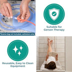 PE Premium Enema replacement catheters for coffee enema kits and deep reach detox.