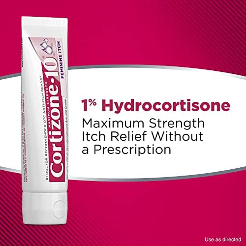 Authentic USA imported Cortizone 10 Feminine Itch Cream for sensitive skin.