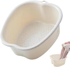 Chpbolly foot soaking tub large white basin front view