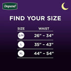 Depend men underwear highlighting the dryshield absorbent core technology