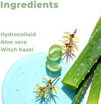 Non medicated pimple and bug bite patches packaging details with ingredients list