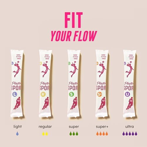 Authentic USA imported Playtex Sport regular tampons for active Indian women.