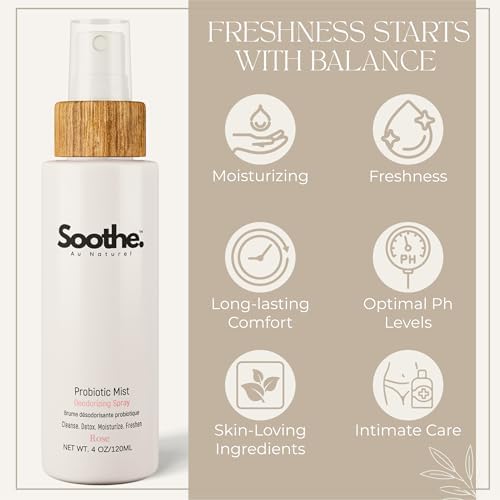 Soothe Au Naturel feminine spray for odor control and itching relief