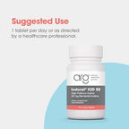 Allergen free vegan iodine mineral supplement bottle side view panel