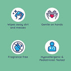 Wet Ones Hand and Face Wipes Singles, Unscented Wipes for Sensitive Skin | Individual Wipes, Hand Wipes Individually Wrapped | 24 ct. (6 pack) - Image 3