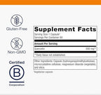 Close up of practitioner exclusive professional grade quercetin capsules from Metagenics