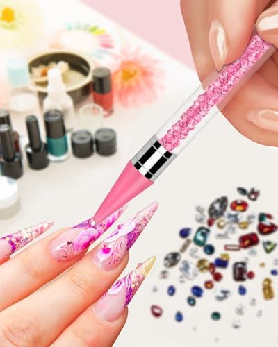 Precision tweezers included in the Difenni rhinestone kit